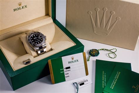 rolex with box and papers.